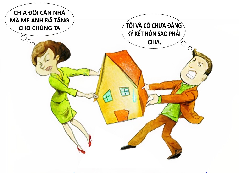 Chia tài sản khi nam nữ chung sống với nhau như vợ chồng mà không đăng ký kết hôn