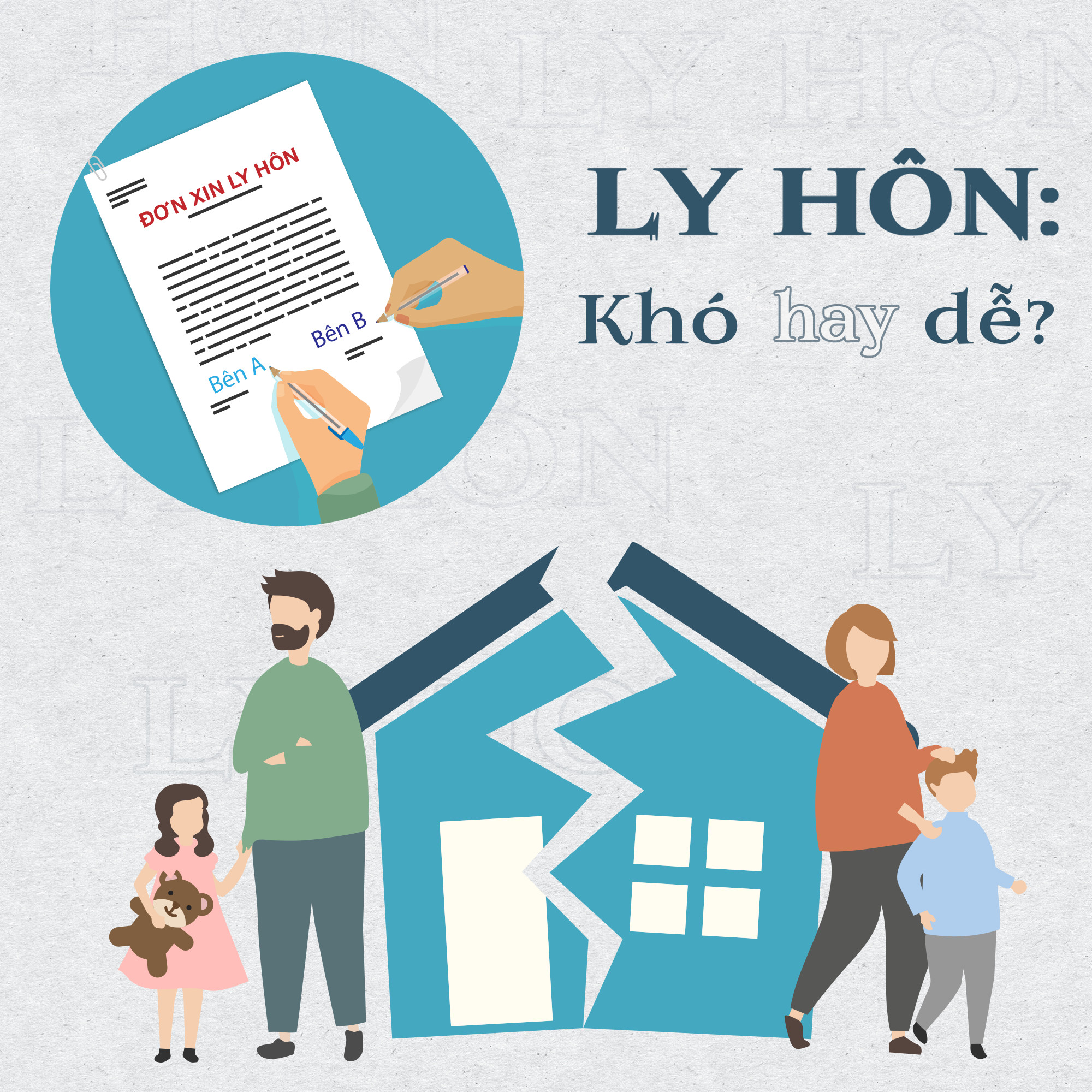 Ly hôn khi một bên đang ở nước ngoài không rõ địa chỉ